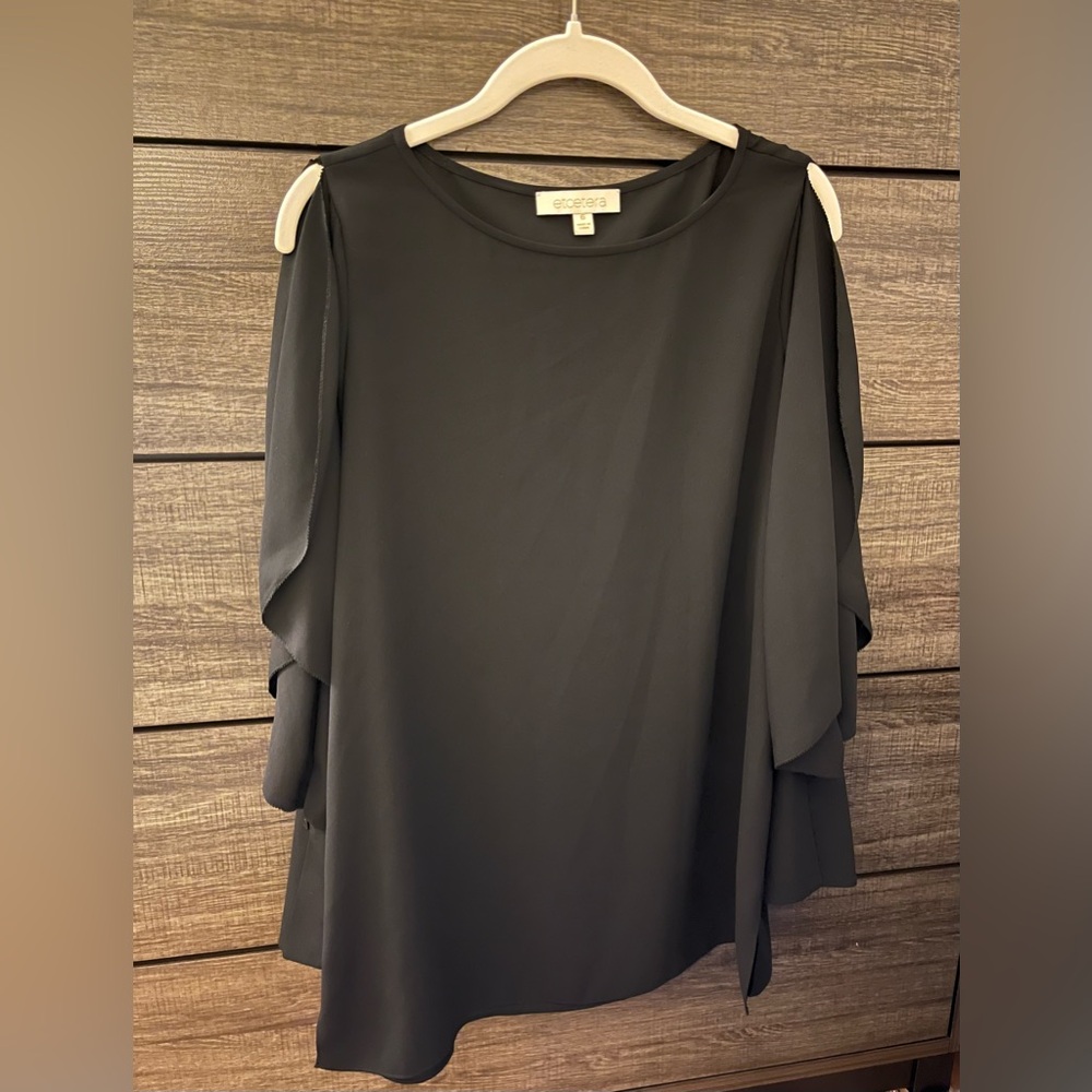 Etcetera Vintage Flowy Long Sleeve Blouse